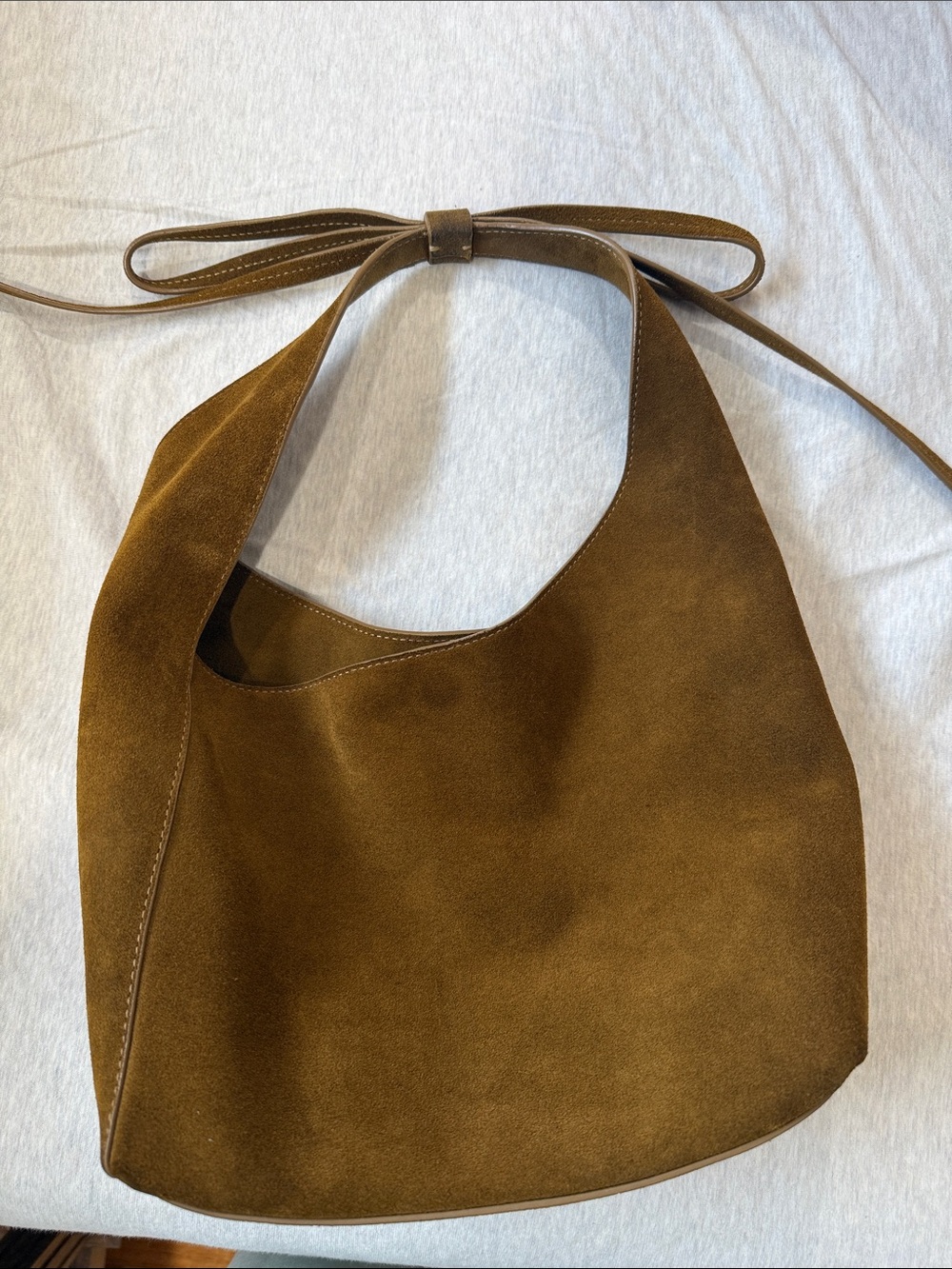 Reformation Vittoria Shoulder Bag - Smoked Tobacco Color